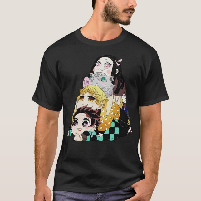 Camiseta Demon Slayer Nezuko Kimetsu No Yaiba Anime Shirt  (Anverso)