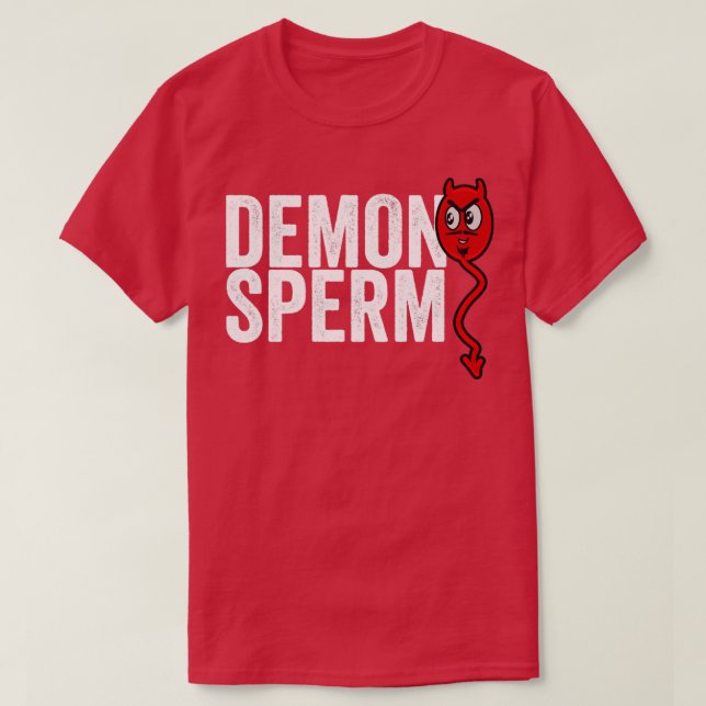 Camiseta Demon Sperm (Diseño del anverso)