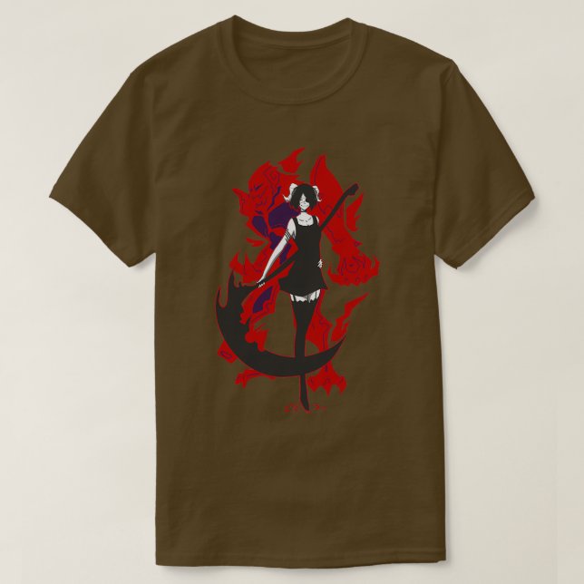 Camiseta Demon Sythe Girl (Diseño del anverso)