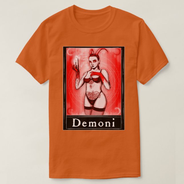 Camiseta Demoni Tarot (Diseño del anverso)