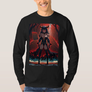 Camiseta Demonia con Contacto en Cruce de Caminos, Anime De
