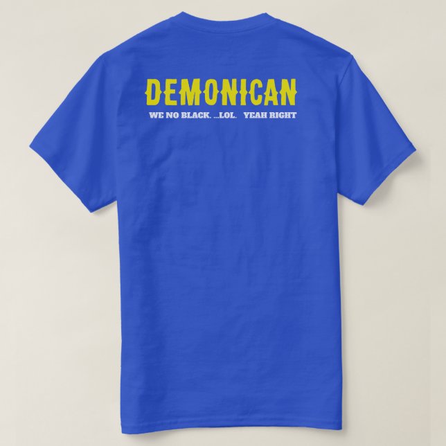 Camiseta DEMONICAN (Reverso del diseño)