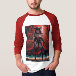 Camiseta Demonio con Contacto en Encrucijada, Anime Demonio