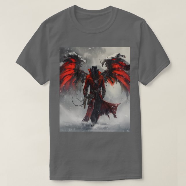 Camiseta Demonio de incendio de Punk de vapor v2.0 (Diseño del anverso)