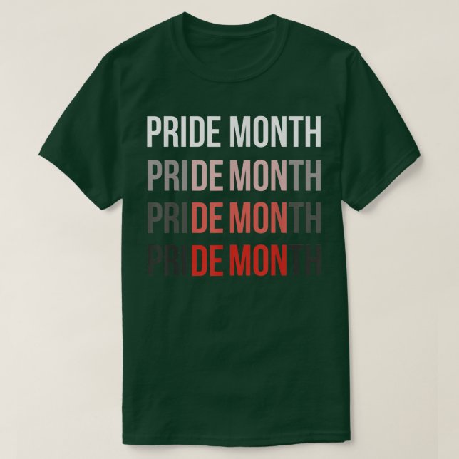 Camiseta demonio de mes de orgullo  (Diseño del anverso)