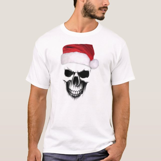 Camiseta Demonio de Navidad de Papá Noel (Anverso)