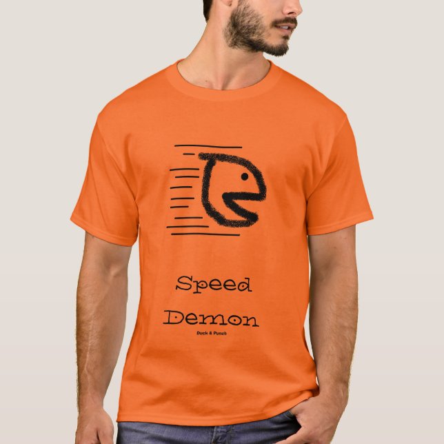 Camiseta Demonio de velocidad (Anverso)