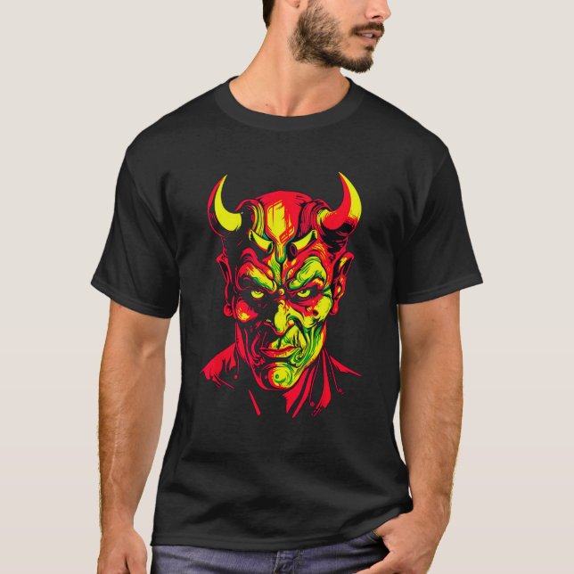 Camiseta Demonio Demon Hell Satan (Anverso)