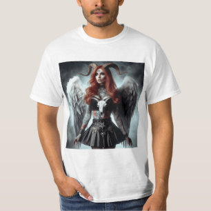 Camiseta Demonio Femenino: Elegancia Infernal