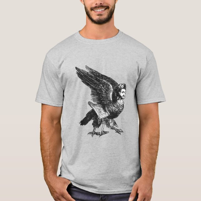Camiseta Demonio Garuda Una Fusión De Humano Y Ave (Anverso)