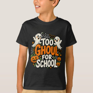 Camiseta Demonio para el Halloween escolar