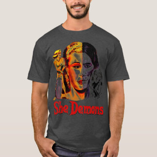 Camiseta Demonió película de terror de culto de los años 50