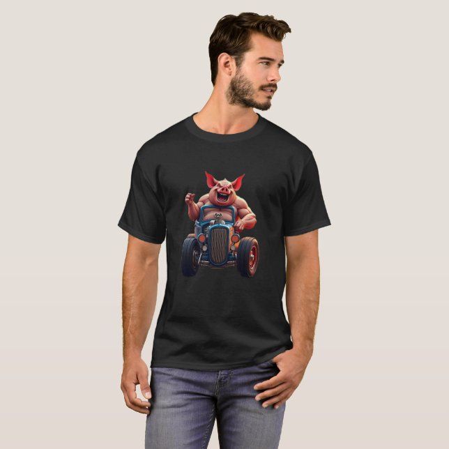CAMISETA DEMONIO PIG DEMON (Anverso completo)