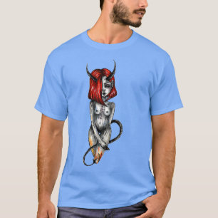 Camiseta demonio rojo