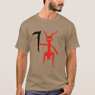 Camiseta Demonio rojo con el arma