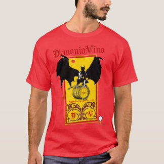 CAMISETA DEMONIO VINO