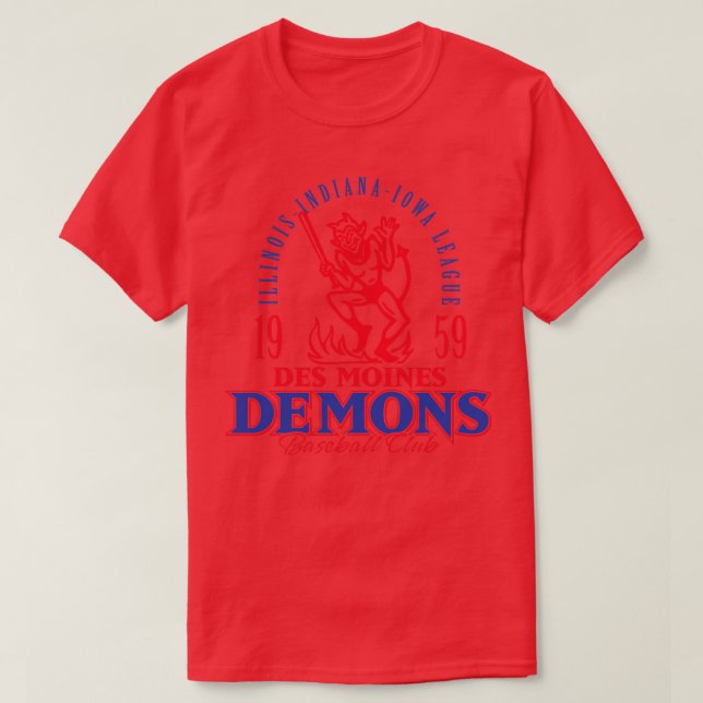 Camiseta Demonios de Des Moines (Diseño del anverso)