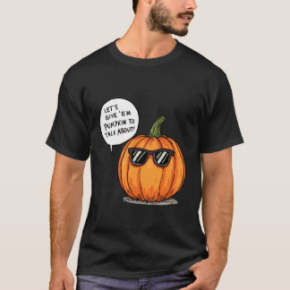 Camiseta Demosles Calabaza para Hablar Sobre Jack O Lan