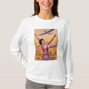 Camiseta Demostración de la aviación en el poster del pro