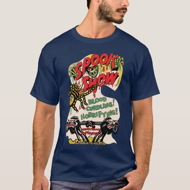Camiseta Demostración del espectro del vintage (Anverso)