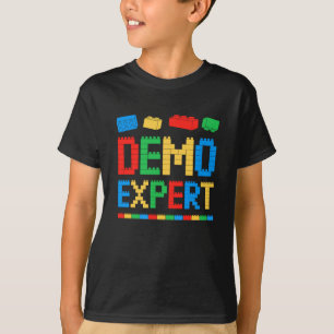 Camiseta Demostración Experto Master Builder Block Building