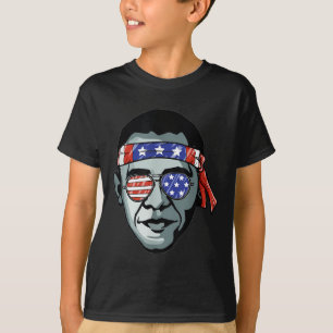 Camiseta Demostración patriótica de Barack Obama Usa Gles B