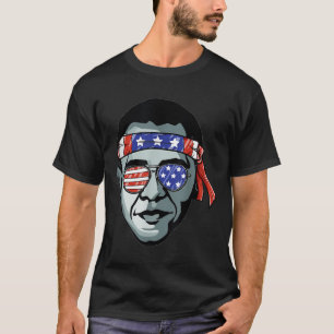 Camiseta Demostración patriótica de Barack Obama Usa Gles B