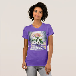 Camiseta Demostraciones de fuerza en el Rosa de acuarela de