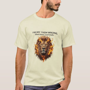 Camiseta Demuéstrenlos Equivocados - Fierce Lion Motivation