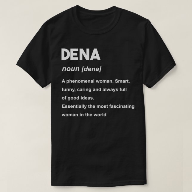 Camiseta Dena Name Pullover  (Diseño del anverso)