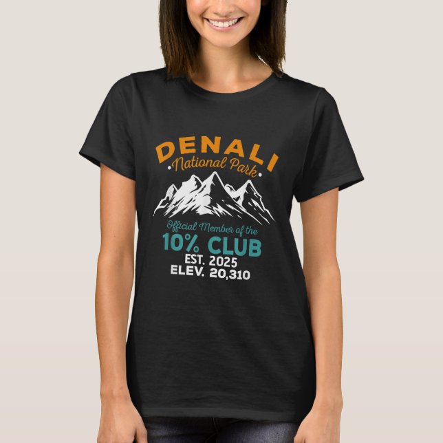 Camiseta Denali 10% Aventura De Senderismo Club Est 2025 (Anverso)
