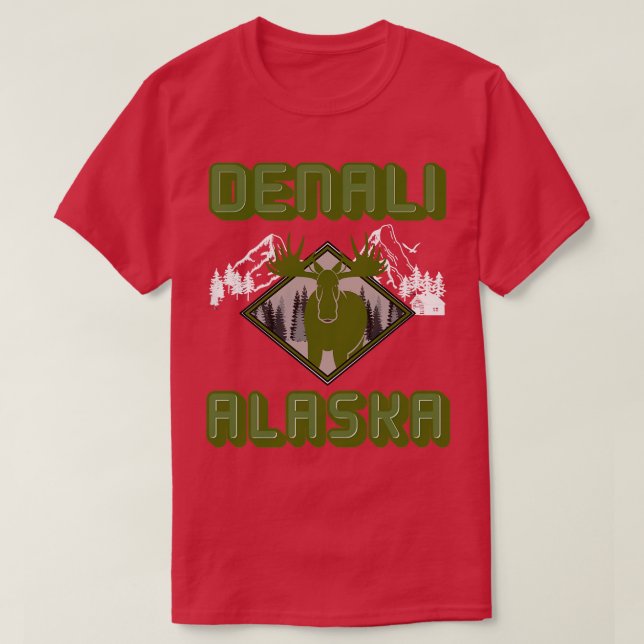 Camiseta Denali Alaska (Diseño del anverso)