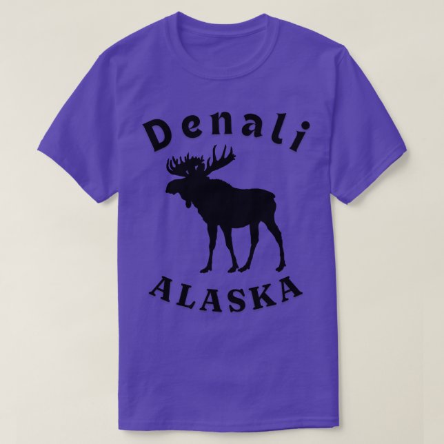 Camiseta Denali Alaska Moose TShirt (Diseño del anverso)