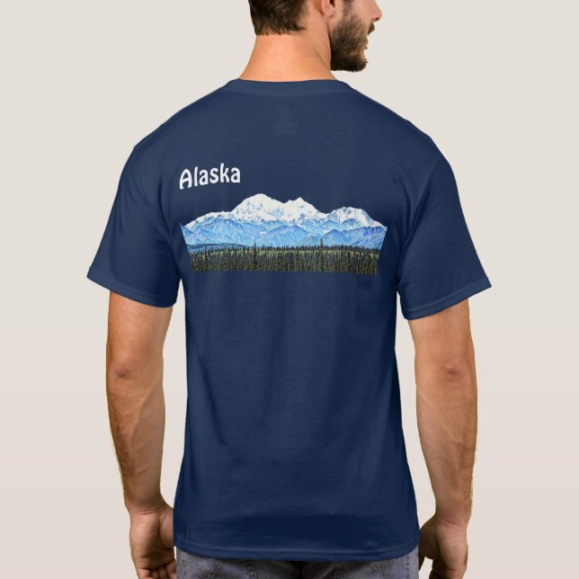 Camiseta Denali (Monte McKinley) (Reverso)