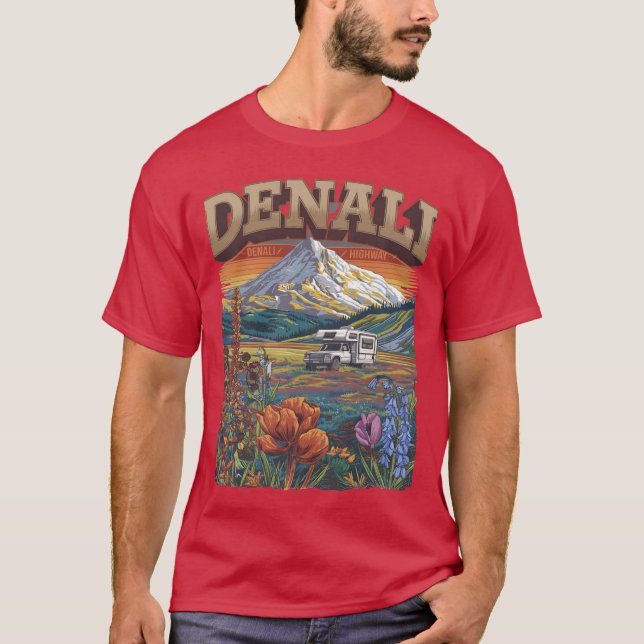 Camiseta Denali Vibes Denali mountain Mt Denali Great Denal (Anverso)