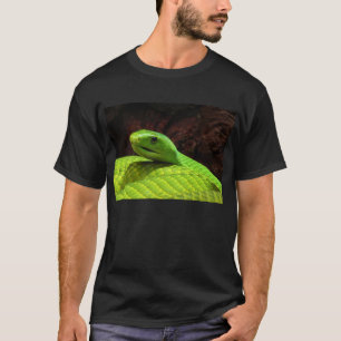 Camiseta Dendroaspis del este Angusticeps de la mamba verde