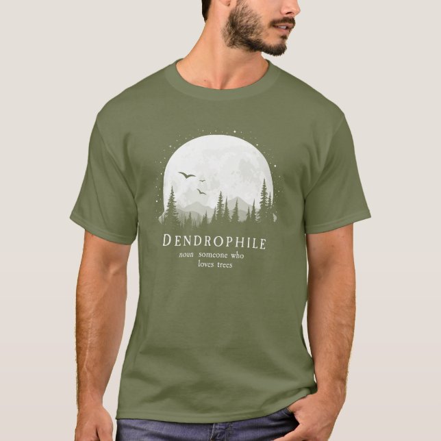 Camiseta Dendrophia Definition Outdoorsy Tree Lover (Anverso)