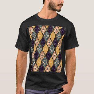 Camiseta Denim Blue Art Nouveau: sin foco
