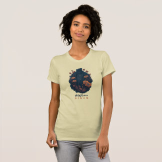 Camiseta Denim y Flor