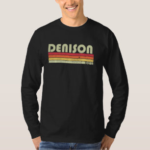 Camiseta DENISON IA IOWA Funny City Home Roots Regalo Retro