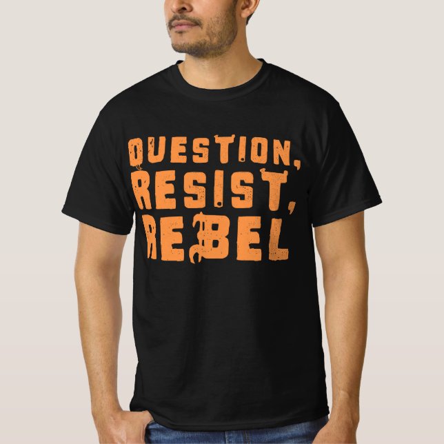 Camiseta Denke selbst, handle stark (Anverso)