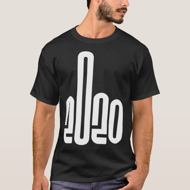 Camiseta Denle Al 2020 El Dedo El Mal Año (Anverso)