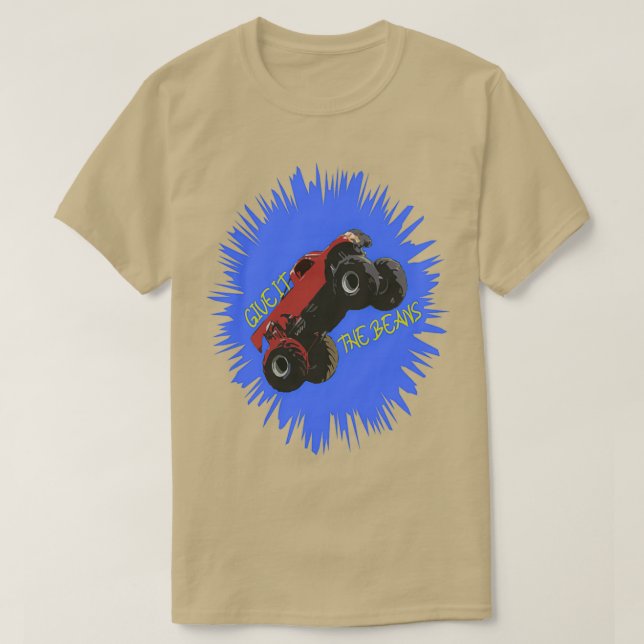 Camiseta Denle los frijoles (Diseño del anverso)