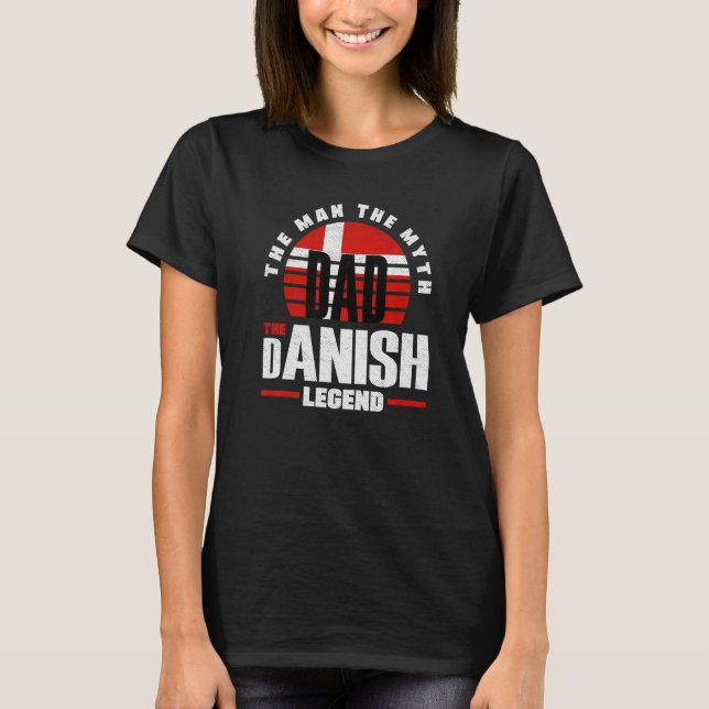 Camiseta Denmark Danish Denmark Flag Father (Anverso)