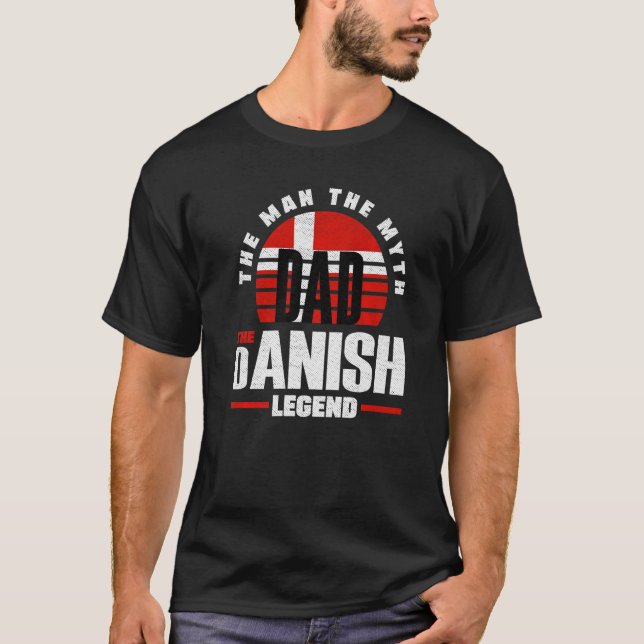 Camiseta Denmark Danish Denmark Flag Father (Anverso)