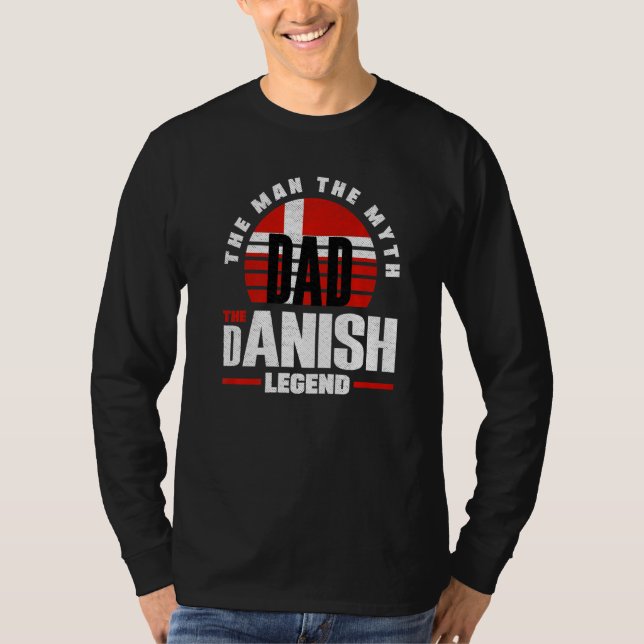 Camiseta Denmark Danish Denmark Flag Father (Anverso)