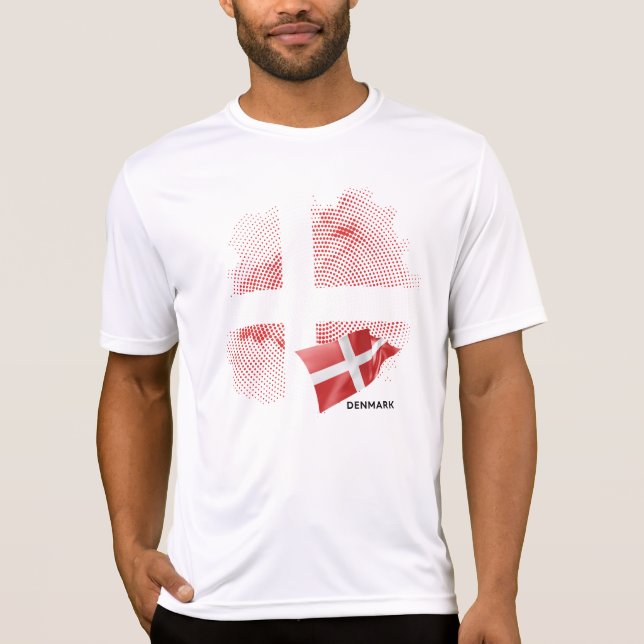 Camiseta Denmark flag (Anverso)