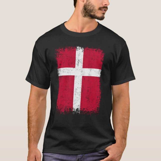 Camiseta Denmark Flag Denmark Love Denmark (Anverso)