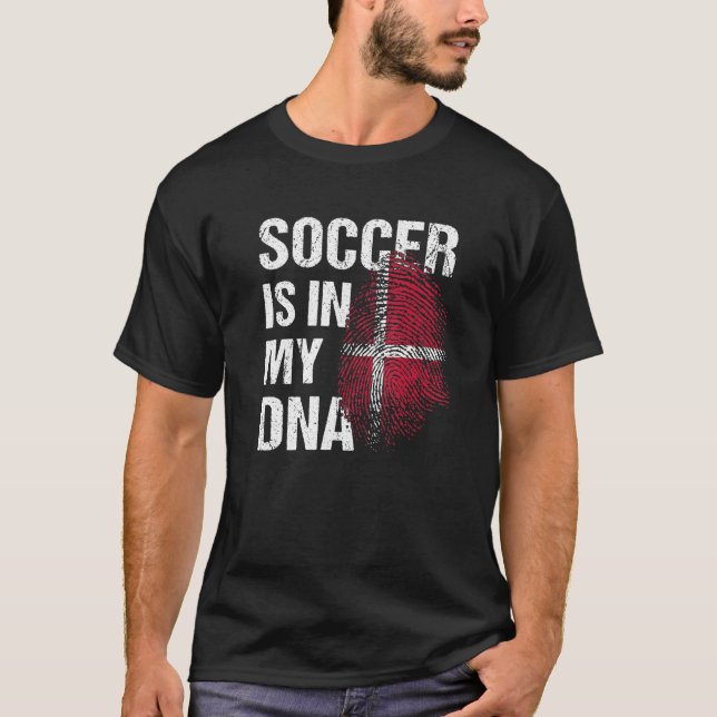 Camiseta Denmark Soccer Danisch Football Dansk Futbol 1 (Anverso)