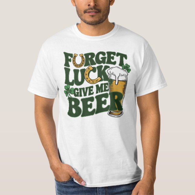 Camiseta Denme cerveza el Día de San Patricio (Anverso)